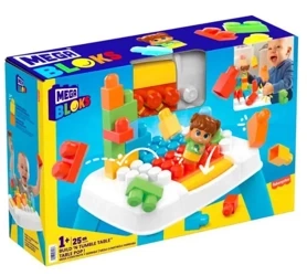 Stolik z klockami Buduj i zrzucaj - Mega Bloks