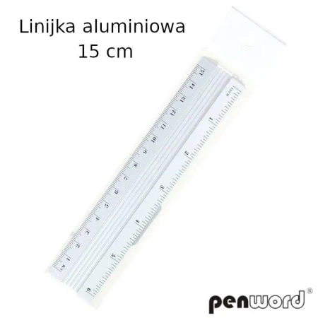 Linijka aluminiowa 15cm - Polsirhurt