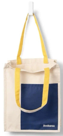 Bookaroo Torba bawełniana Navy&Yellow - IF