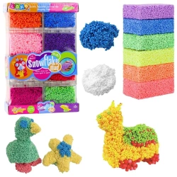 Masa plastyczna piankowe kuleczki 8szt - Leantoys