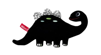 Dinozaur szeleszcząca szmatka kontrastowa - Mom's Care