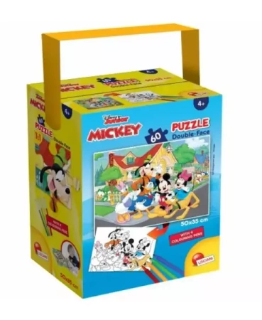 Puzzle w tubie Mini 60 Myszka Miki - Lisciani