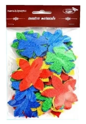 Kwiatki brokatowe 60szt - Galeria Hobby