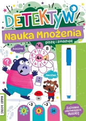 Piszę i zmazuję detektyw nauka mnożenia - praca zbiorowa