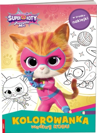 Disney SuperKoty. Kolorowanka według kodu - praca zbiorowa