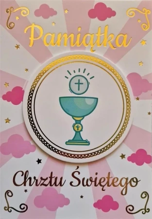 Karnet Chrzest dziewczynka - YEKU