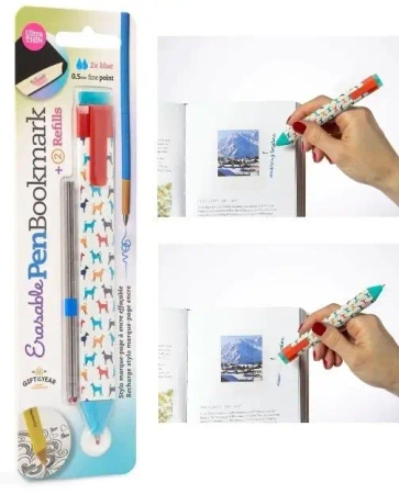 Pen Boomkark zakładka długopis - Psy + wkłady - Thinking Gifts