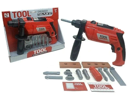 Wiertarka na baterie z zestawem wkrętów - ADAR