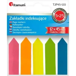 Zakladka Ind 12x45/25k 5kol Fluo Pbh