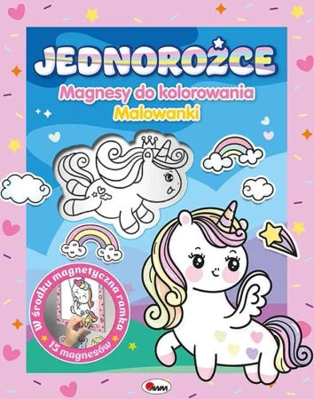 Jednorożce. Magnesy do kolorowania. Kolorowanki - Opracowanie zbiorowe
