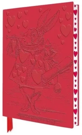 Notatnik A5 linia BR Alicja w Krainie Czarów Biały - Flame Tree Studio