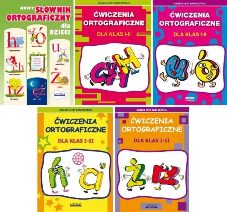 Ćwiczenia ortograficzne dla klas I II + słownik - Beata Guzowska