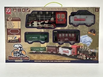 Kolejka na baterie 3 wagony + tor 18el - ADAR