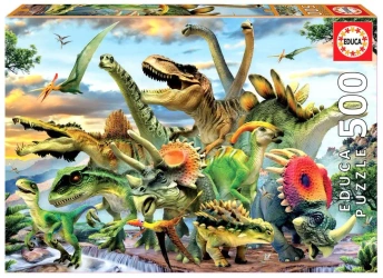 Puzzle 500 Dinozaury 109629 - Educa