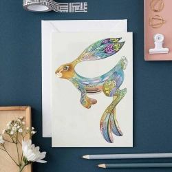 Karnet A138 B6 + koperta Kicający zając - DM Collection