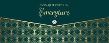 Karnet lux z okazji przejścia na emeryturę - Armin Style