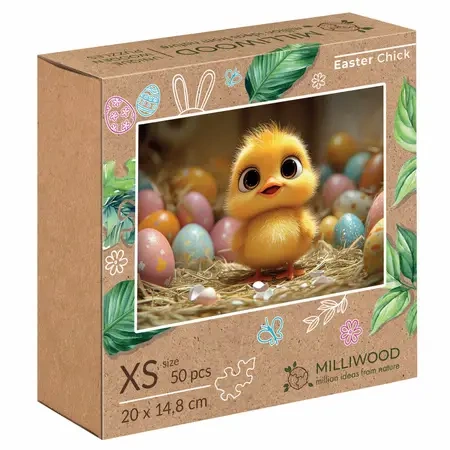 Puzzle drewniane 50 Wielkanocny kurczaczek ALEX - Alexander