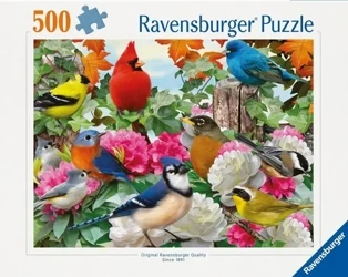 Puzzle 2D 500 Ptaki ogrodowe - Ravensburger