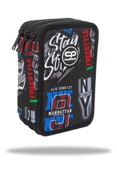Piórnik 3-komorowy z wyposażeniem Coolpack Jumper 3 big city