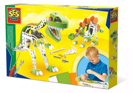Metalowy konstruktor Dinozaur