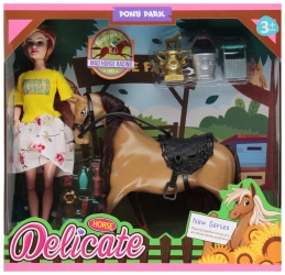 Lalka 29cm z Akcesoriami Konik Mega Creative 568518