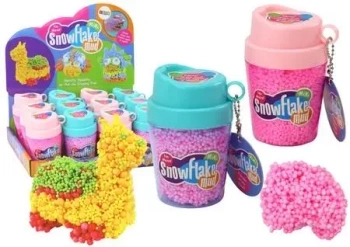 Squishy kulki styropianowe w kubku różowy - Leantoys
