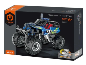 Klocki Terenówka niebieska 193el - Immaster-Koco