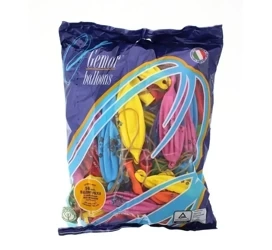 Balony pastelowe Piłka nadruk Lux MIX 50szt - Godan