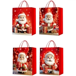 Torebka prezentowa XS Boże Narodzenie brokat mix