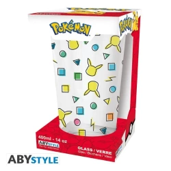 Kubek 400ml Pokemon Large Glass Pikachu Pattern - Abysse