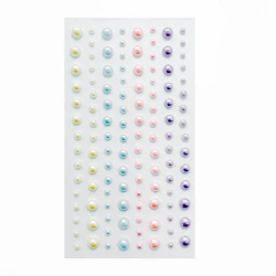 Perły samoprzylepne Pastel candies 100szt - Dalprint