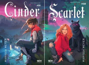 Saga księżycowa Cinder + Scarlet Marissa Meyer PAKIET - Marissa Meyer