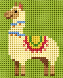 Haft. Moje pierwsze wyszywanie - Lama - Anex-bis