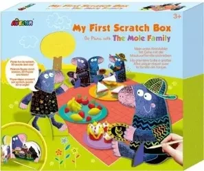 Zestaw do zdrapywania - rodzina Kretów - Russell