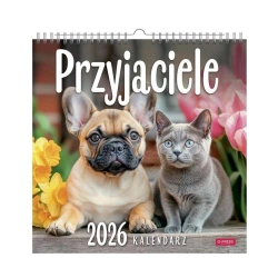 Kalendarz 2026 wieloplanszowy kwadrat Przyjaciele - O-press