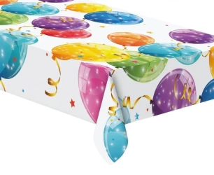 Obrus plastikowy Sparkling Balloons 120x180cm - Godan