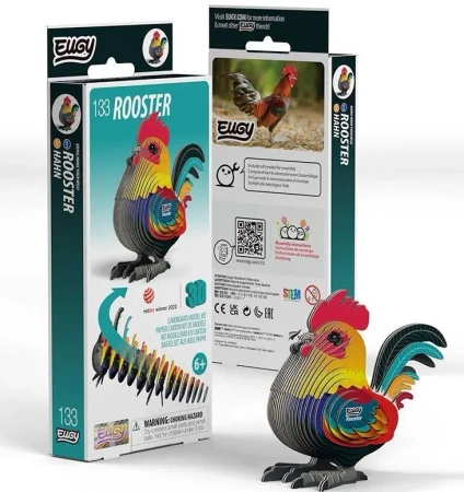 Kogut Eugy. Eko Układanka 3D - Eugy