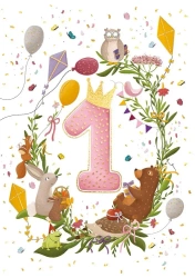 Karnet A5 Roczek różowy - Henry