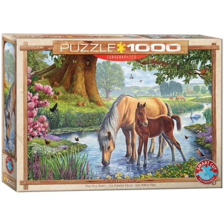 Puzzle 1000 The Fell Ponies by Steve Crisp 6000-0976 - Eurographics