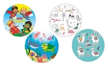 Piłka gumowa bajkowa MIX - Schemat