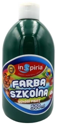 Farba szkolna ciemnozielona 500ml - InSpiria