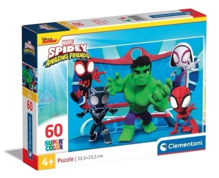 Puzzle 60 Super Kolor Marvel Spidey - Clementoni