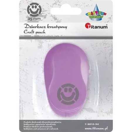 Dziurkacz z motywem Buźka 25mm - Titanum