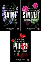 Simone PAKIET Zakazany owoc Tom 1-3 Priest + Sinner + Saint - Sierra Simone