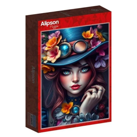 1000 puzzle Kobieta w kapeluszu - Alipson