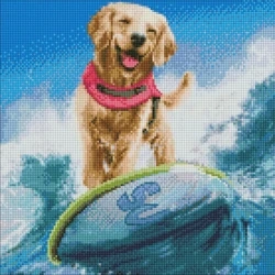 Diamentowa mozaika - Ekstremalność morska 40x40cm - Ideyka