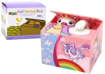 Skarbonka jednorożec nauka oszczędzania - Leantoys