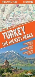 Trekking map Turcja najwy. szczyty 1:100 000 mapa - praca zbiorowa