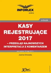 eBook Kasy rejestrujące 2017 - Joanna Dmowska