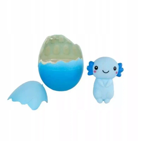 JAJKO JAJO ROSNĄCY AKSOLOTL WYKLUWAJĄCY Z JAJKA